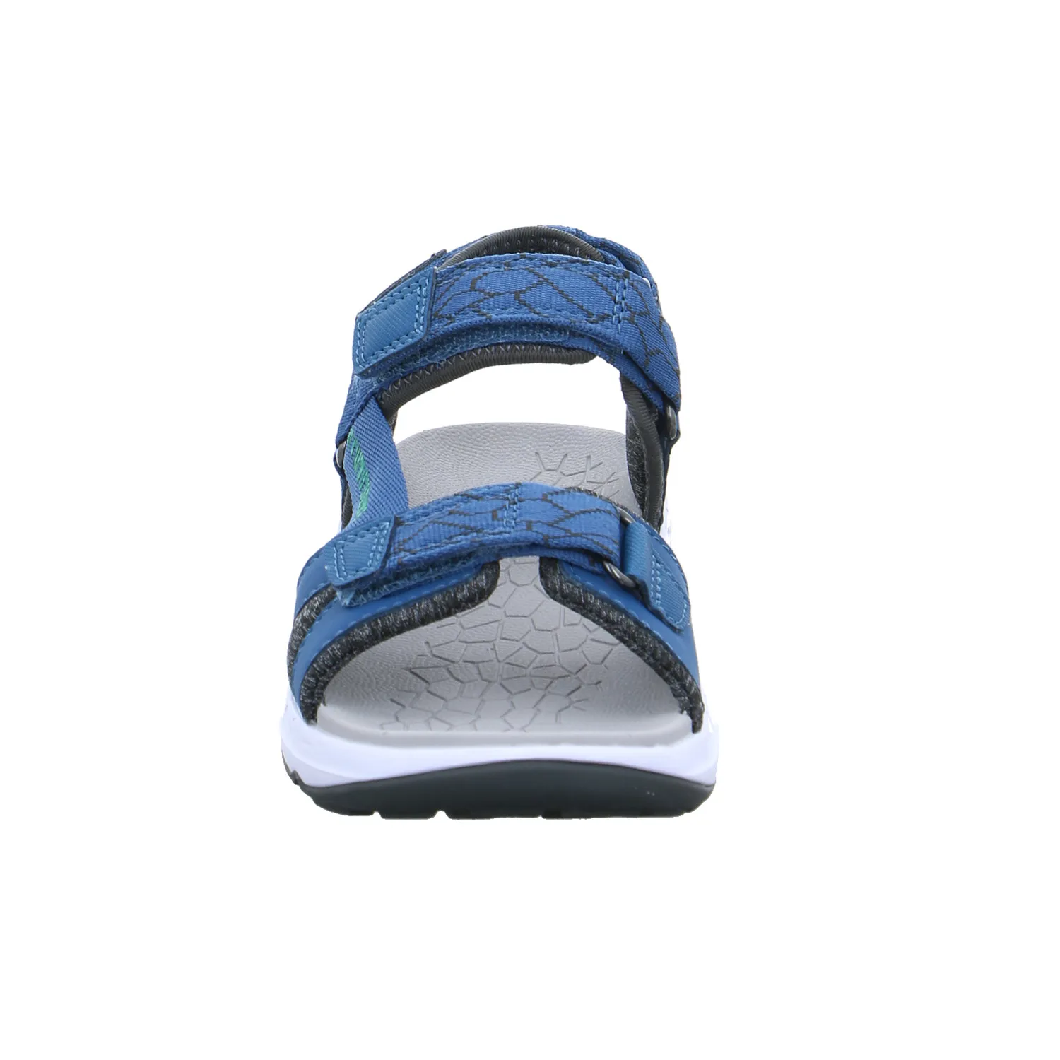 SUPERFIT Jungen-Sandale Blau Lederimitat  Sommerschuh