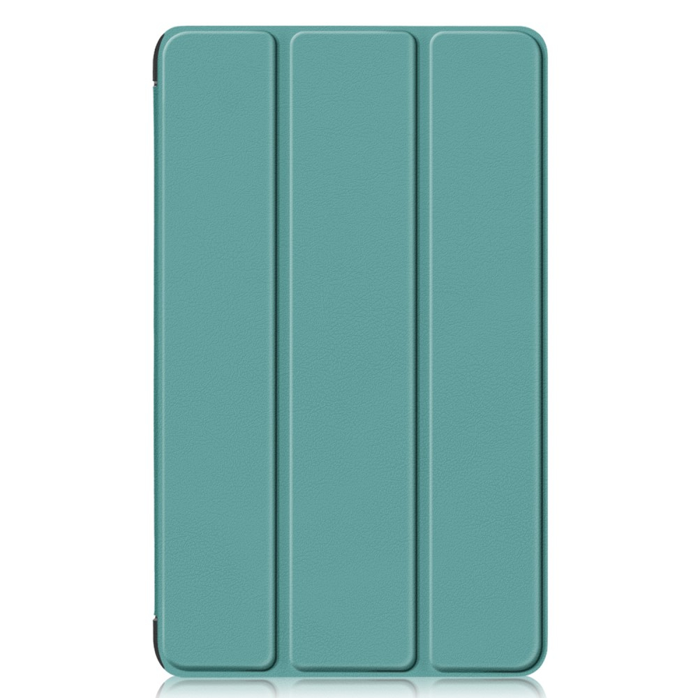 Samsung Galaxy Tab A9 Leder Tasche Smart Cover Hülle Litchi Look - Grün
