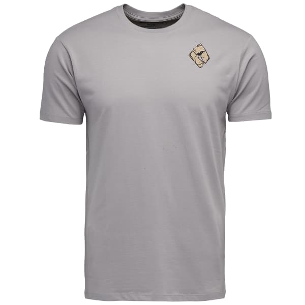 T-shirt escalade BLACK DIAMOND MONO POCKET SS TEE PEWTER