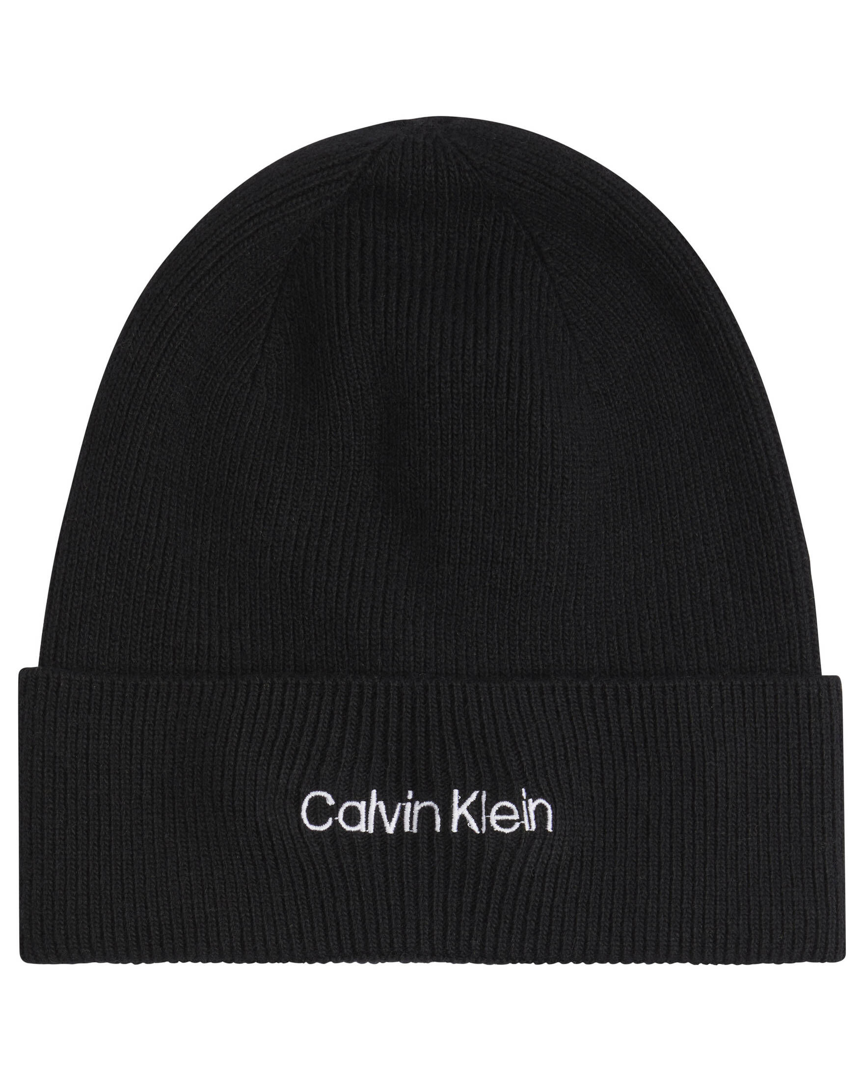 CALVIN KLEIN| Damen Strickmütze mit Kaschmir ESSENTIAL KNIT BEANIE