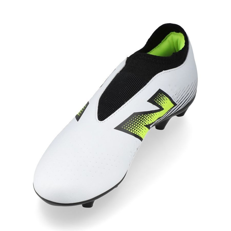 New Balance Tekela V4 Magique FG - Blanc/Violet/Jaune Fluo Enfant