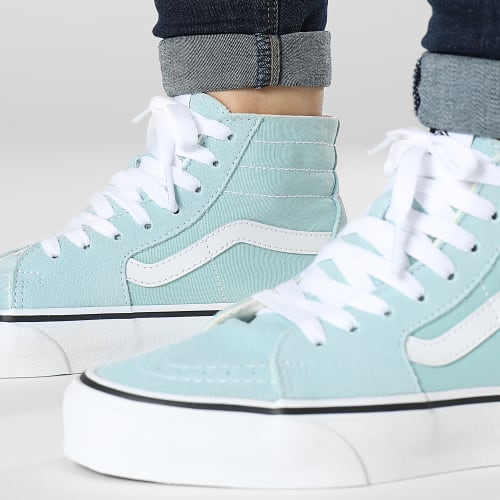 Baskets Femme Sk8 Hi Tapered 5KRUH7O Color Theory Canal Blue