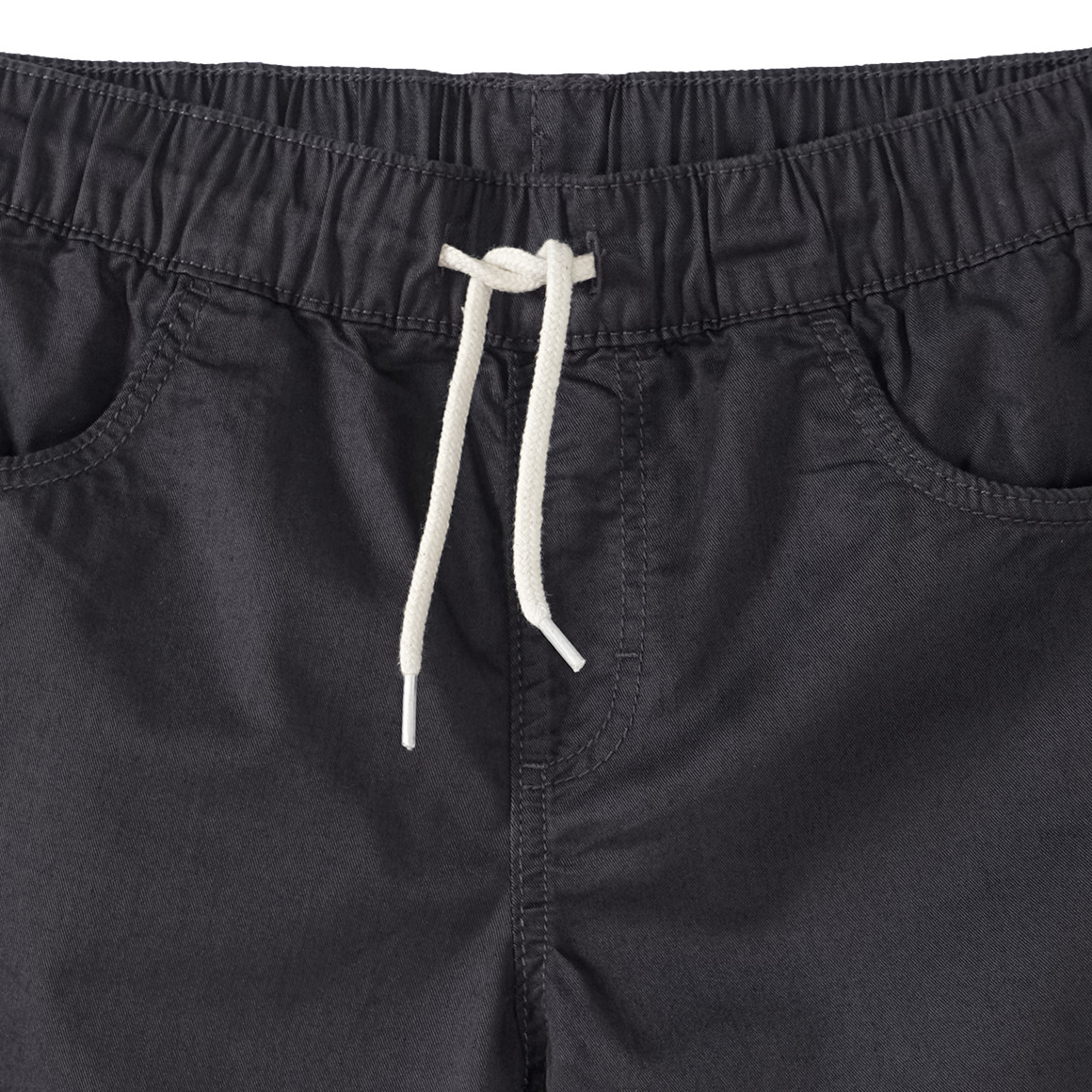 Famy Jungen Shorts mit Tunnelzug dunkelgrau