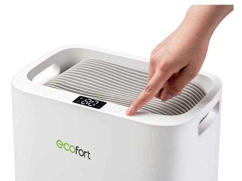 Ecofort Entfeuchter ecoQ DryAir 13L Energy Saver 30 m² Luftentfeuchter mit grosser Leistung und geringem Energieverbrauch
