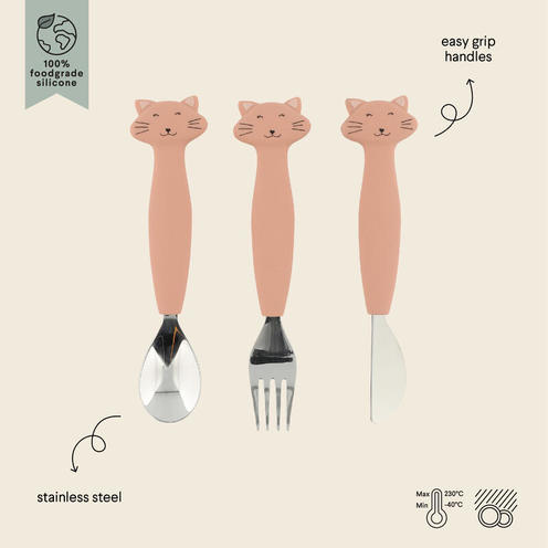 Lot de 3 pièces en silicone - Mrs. Cat - TRIXIE
