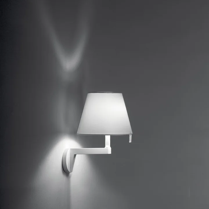Artemide - Melampo Parete, aluminiumgrau (Ein/Aus-Schalter)