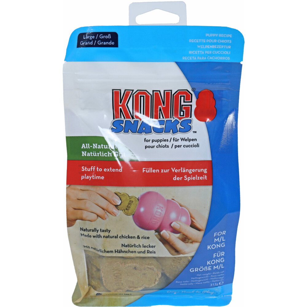 Kong Snacks Puppy Kip - Rijst L