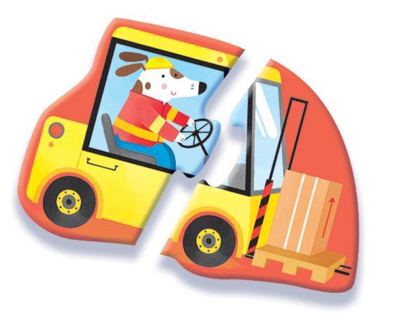 Allererstes Puzzle & Buch: Fahrzeuge