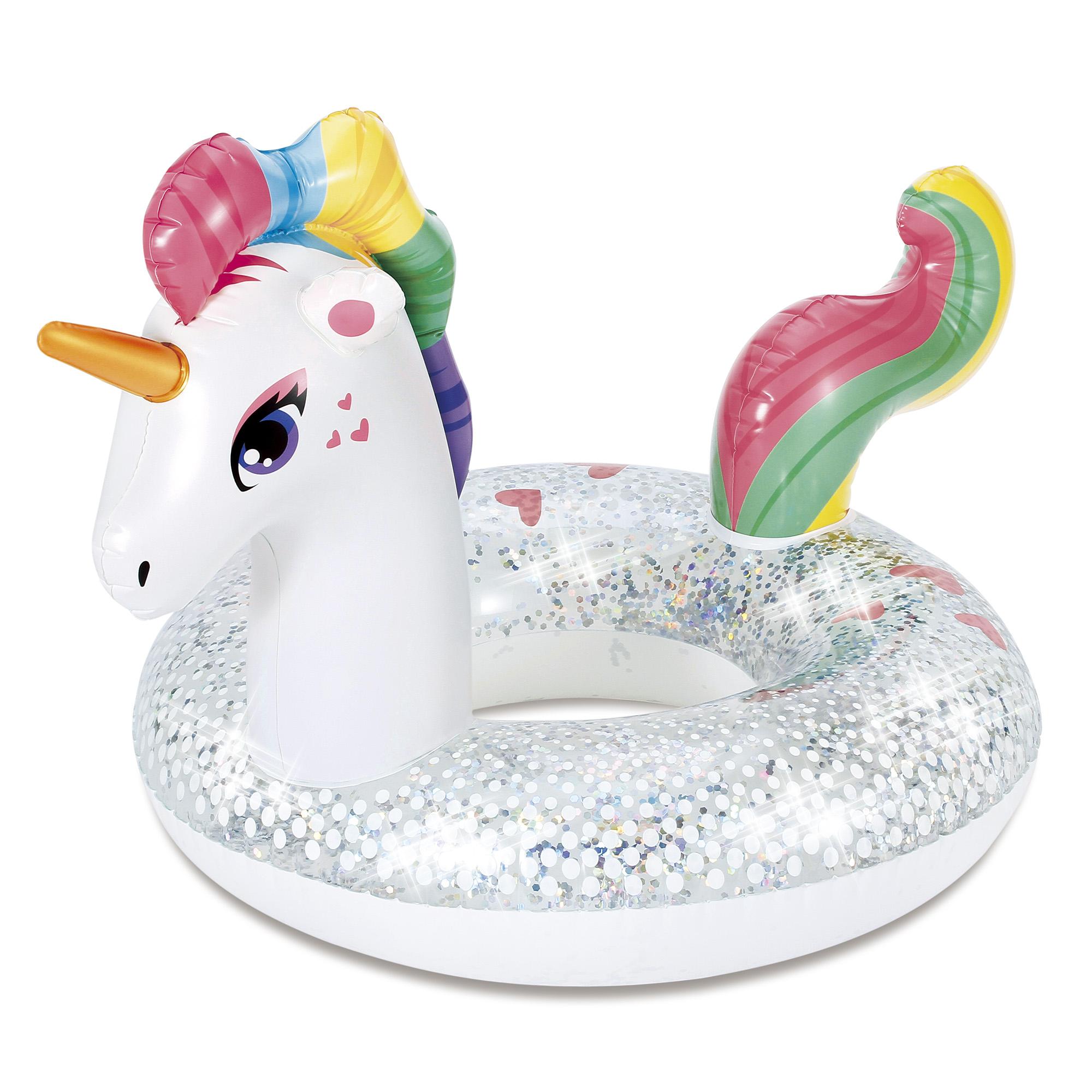 BOUEE RONDE LICORNE A PAILLETTES
