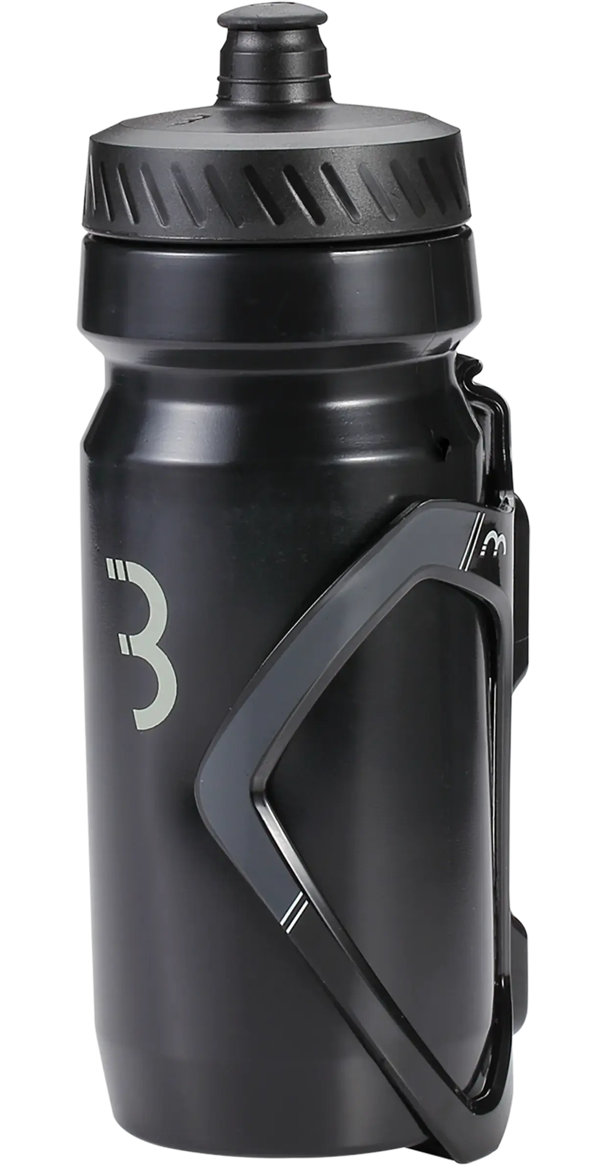 BBB Cycling FlexCage Bidonhouder Mat Zwart/Zwart