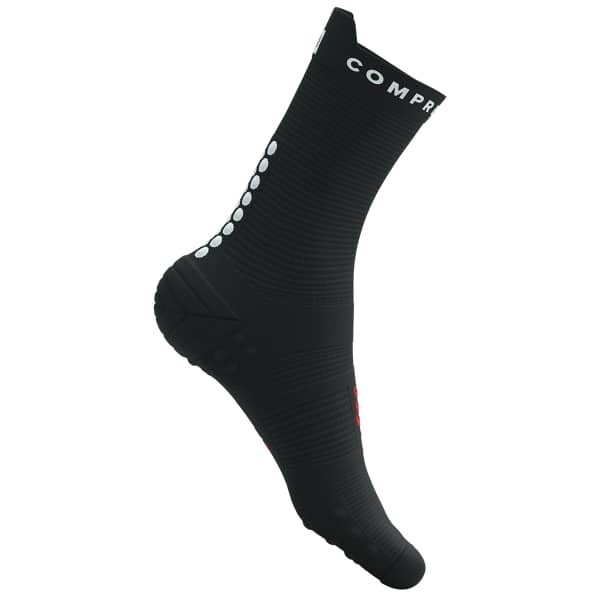 Chaussette running COMPRESSPORT PRO RACING SOCKS V4.0 RUN HIGH BLACK/WHITE