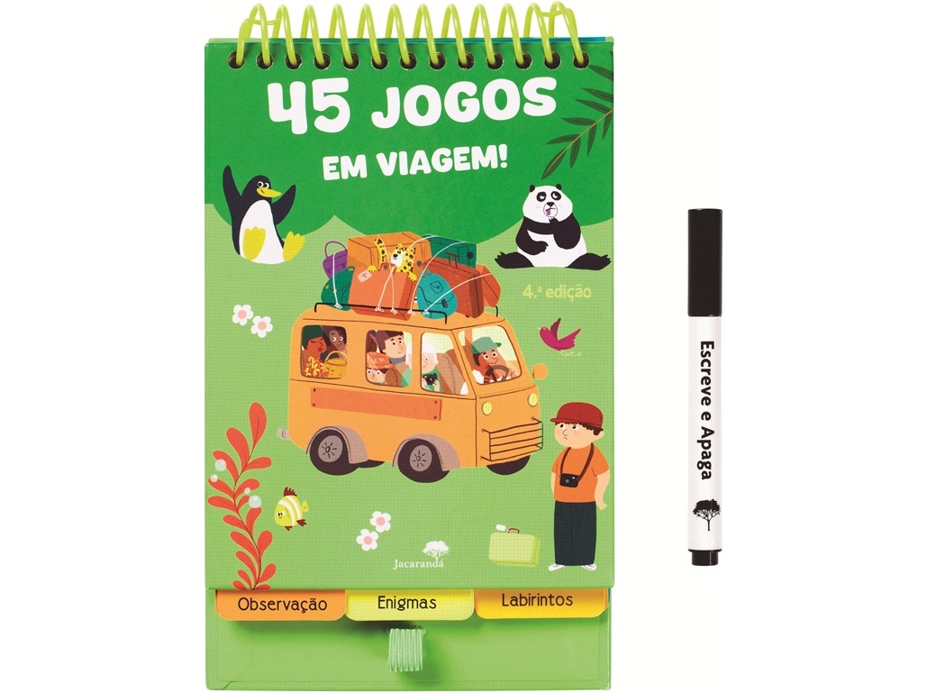 LIVRO 45 JOGOS VIAGEM DE CÉLINE POTARD PRISCA LE TA