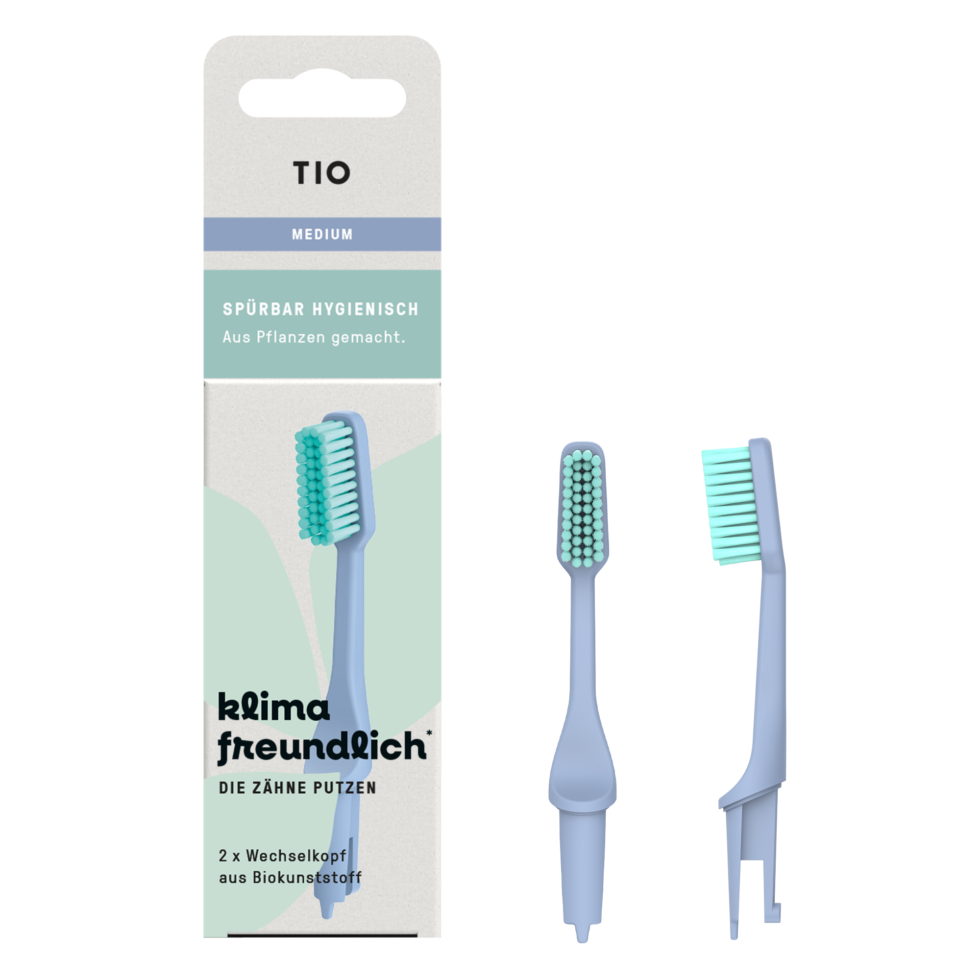 TIO  TIOBRUSH Refill Medium, 2 Stk