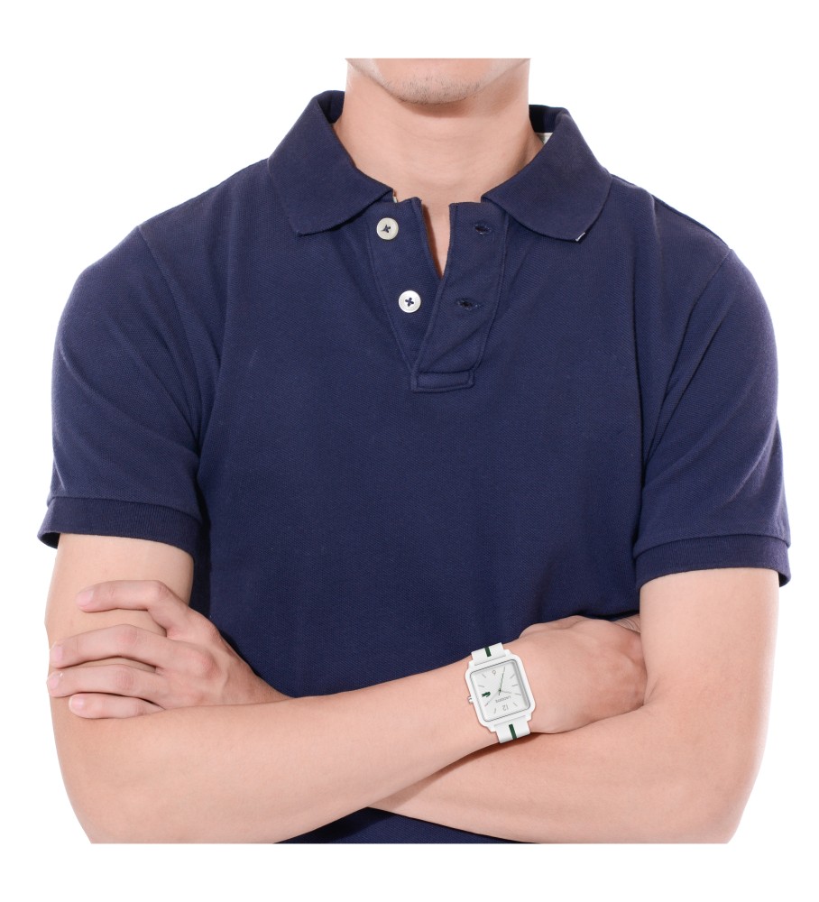 Relógio analógico Lacoste 12.12 Studio branco