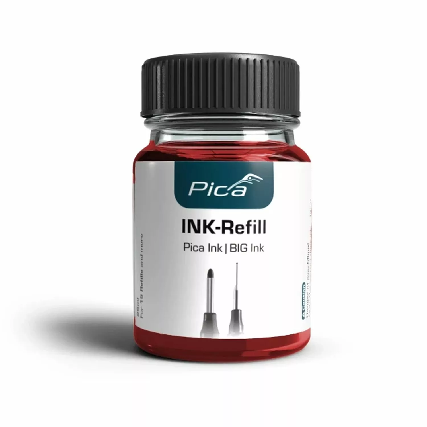 Pica 55840 Navulset Ink & BIG Ink rood (25ml)