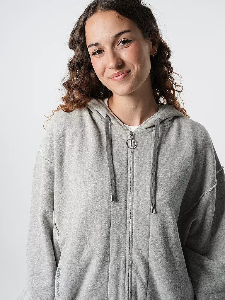 MOS MOSH Sweatjacke MMVINCA grau