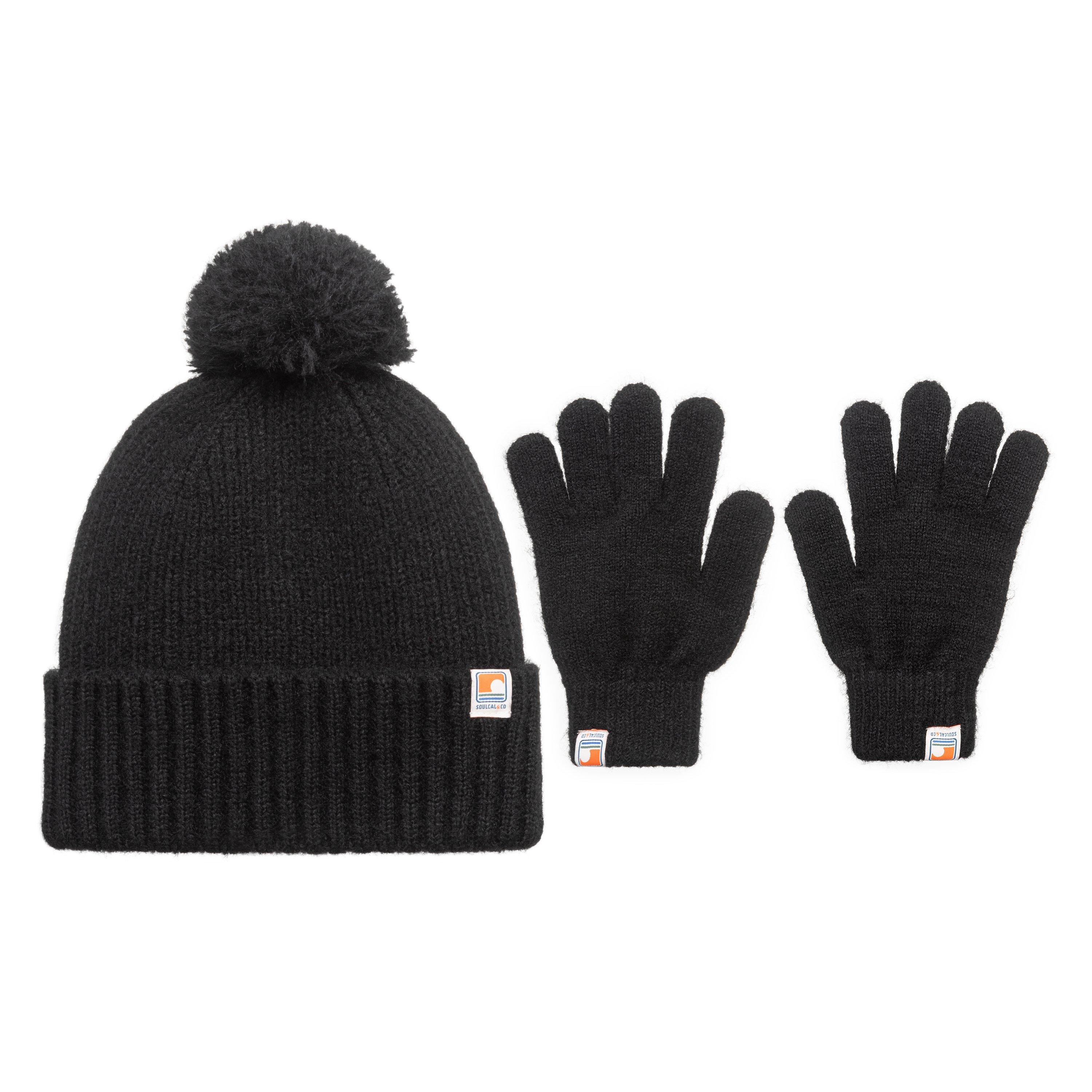SoulCal Soul 2 Pack Hat and Glove Set Womens