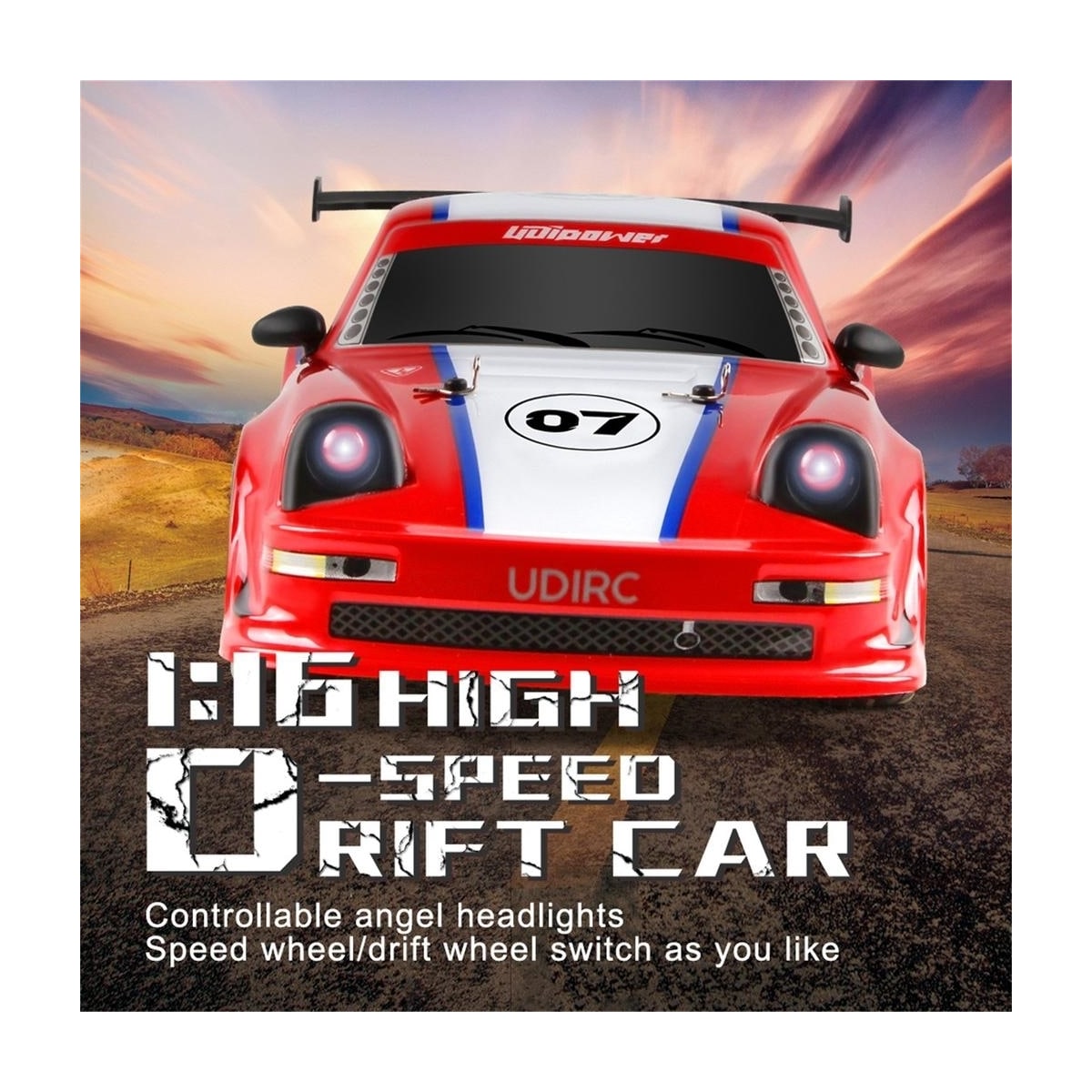 UDI Race Speed/Drift - Gyro 4WD 1:16 Brushless
