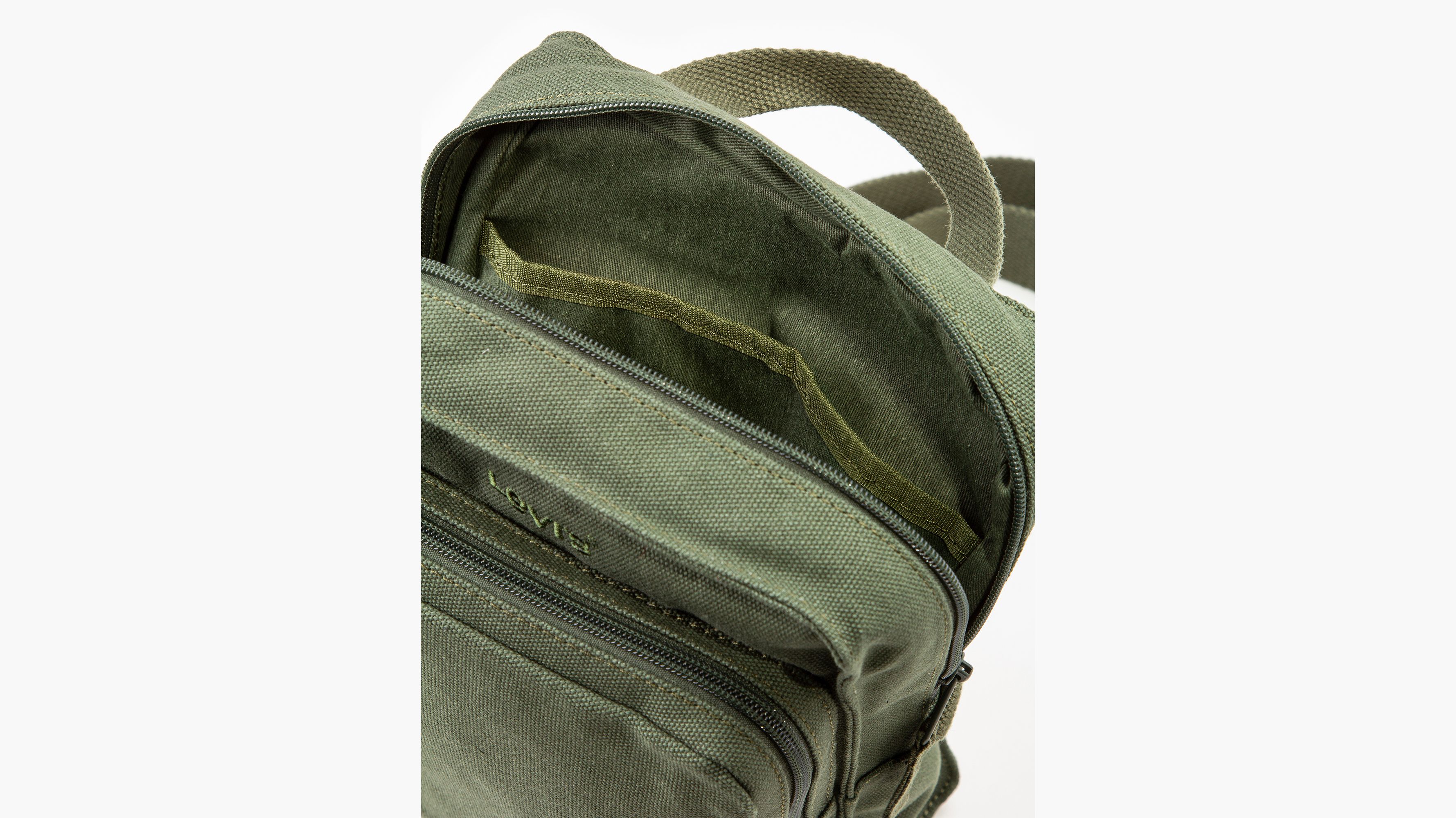 Levi's® sac à bandoulière zippé - Bottle Green - Vert