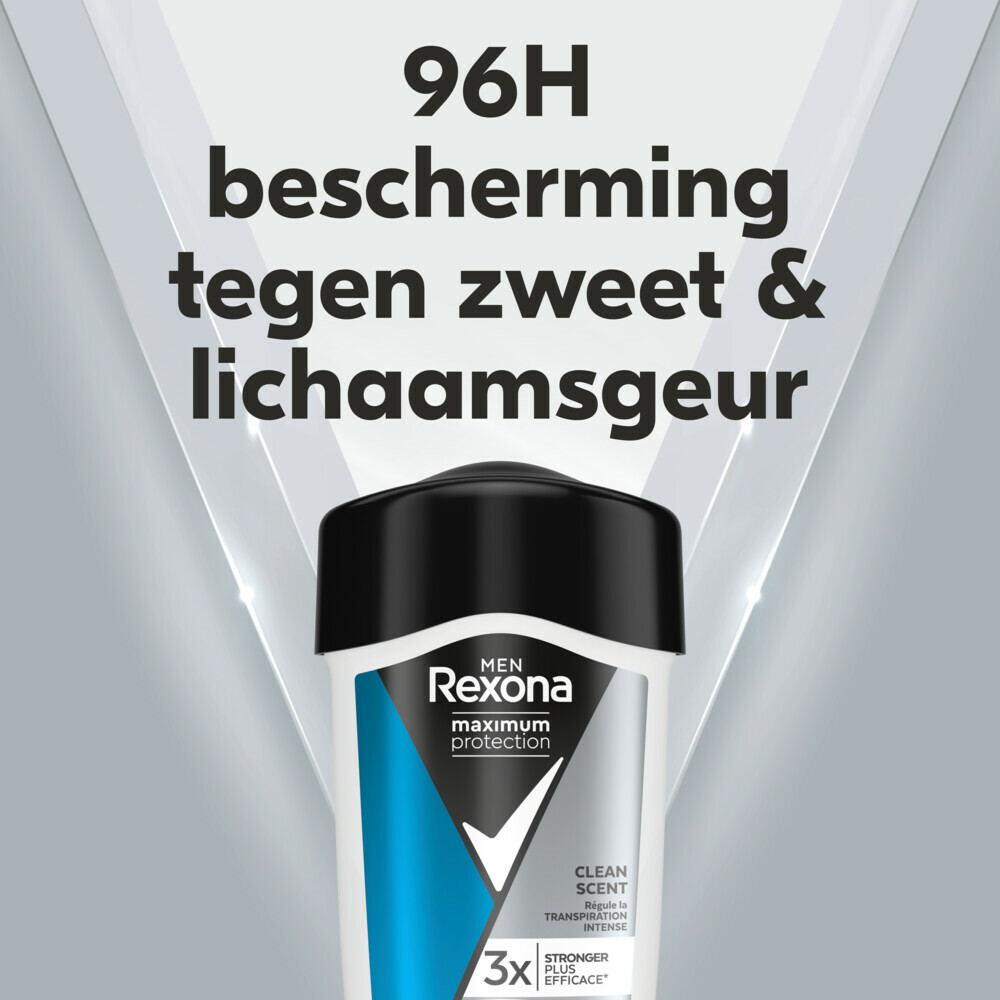 6x Rexona Men Deodorant Roller Maximum Protection Clean Scent45 ml