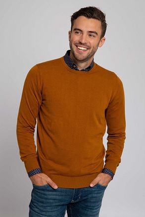 Suitable Oini Pullover O-Hals Okergeel SPE22305RI02ST-359 kopen
