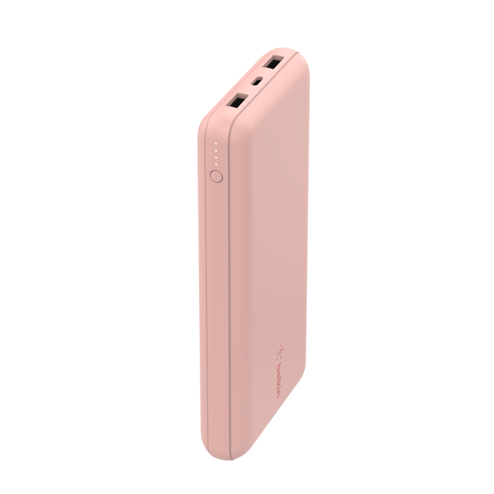 (20000mAh) Boost Charge Dual USB / USB C Powerbank Ladegerät inkl. Ladekabel (BPB012BTRG) - Roségold