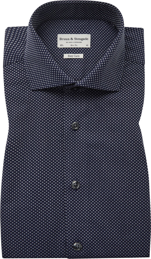 Bruun & Stengade BS Tyreke Slim Fit Shirt Navy