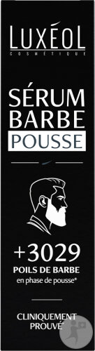 Luxéol Sérum Barbe Pousse +3029 Poils De Barbe En Phase Croissance 60ml