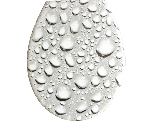 ADOB Cortina Drops toiletzitting, eenvoudig afneembaar met soft-close mechanisme