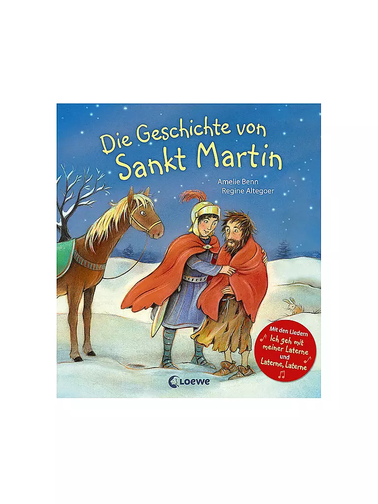 LOEWE VERLAG Buch - Die Geschichte von Sankt Martin + 2 Lieder Amelie Benn  keine Farbe