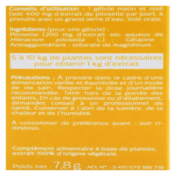Naturactive Piloselle 30 gélules