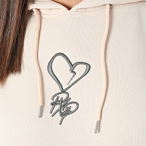 Sweat Capuche Femme F242030 Beige