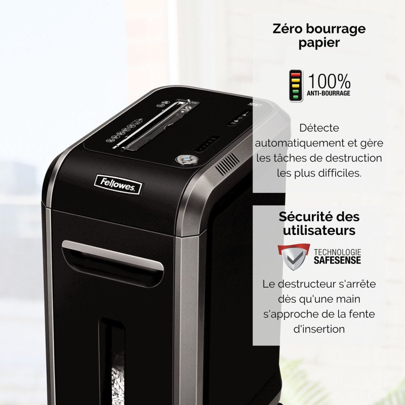 Destructeur Fellowes 99Ci - coupe croisée