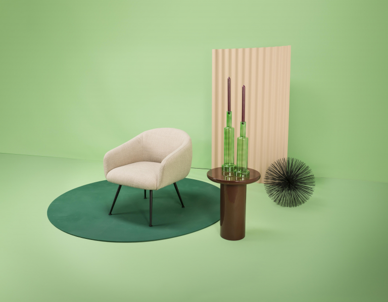 POLSPOTTEN Mob bijzettafel beige