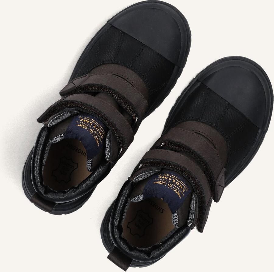 Shoesme Klittenbandschoenen Jongens Dark Brown Water-Proof membraan
