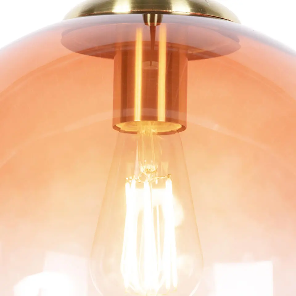 Qazqa hanglampen pallon roze e27