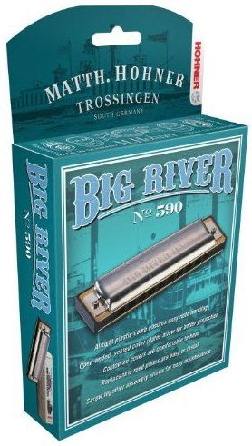 Hohner - 590BX-BF - Mondharmonica - Zwart