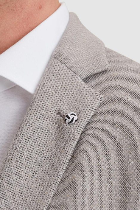 Vanguard taupe heren colbert