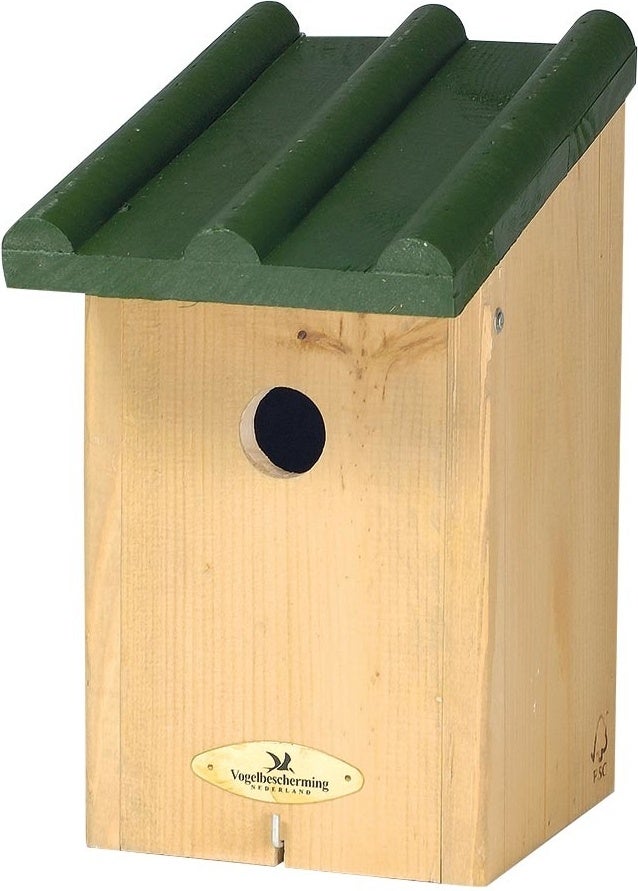 Vogelbescherming Nederland nestkast Toronto groen 14 x 18 x 21,5 cm