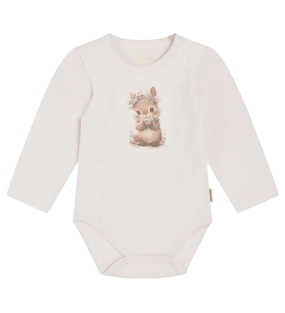 Hust and Claire Body L/æ - Britt - Wheat Melange m. Kaninchen