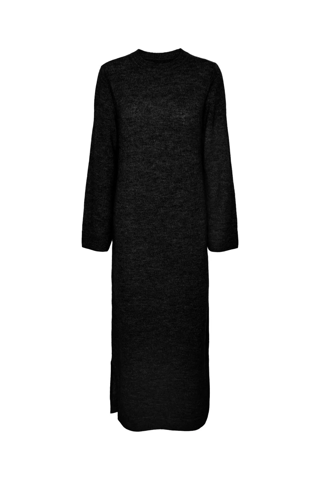 Pieces Pcnuliana Ls O-Neck Knit Dress 4629042 black