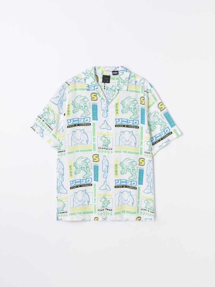 Camisa Sonicñ Flowy - Branca