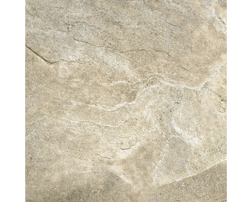 FLAIRSTONE porseleinen terrastegel City Wave beige gerectificeerde rand 60 x 60 x 2 cm