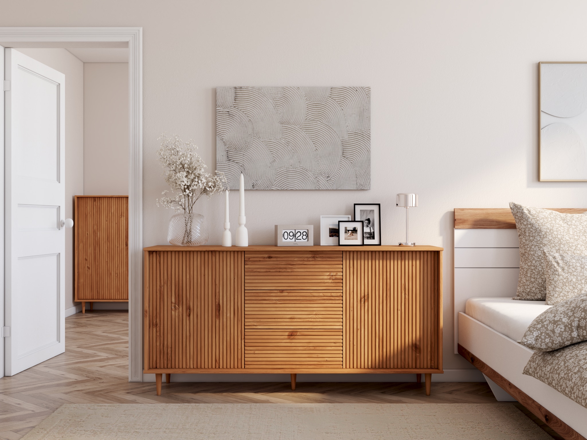 LeGer Home by Lena Gercke Leinwandbild »Sundowner« Abstrakt | Abstrakte | Kunst | Modern | Wüste | klassische Fantasie 1 Stk. tlg. Premium-Leinwandstoff, Handarbeit aus Deutschland