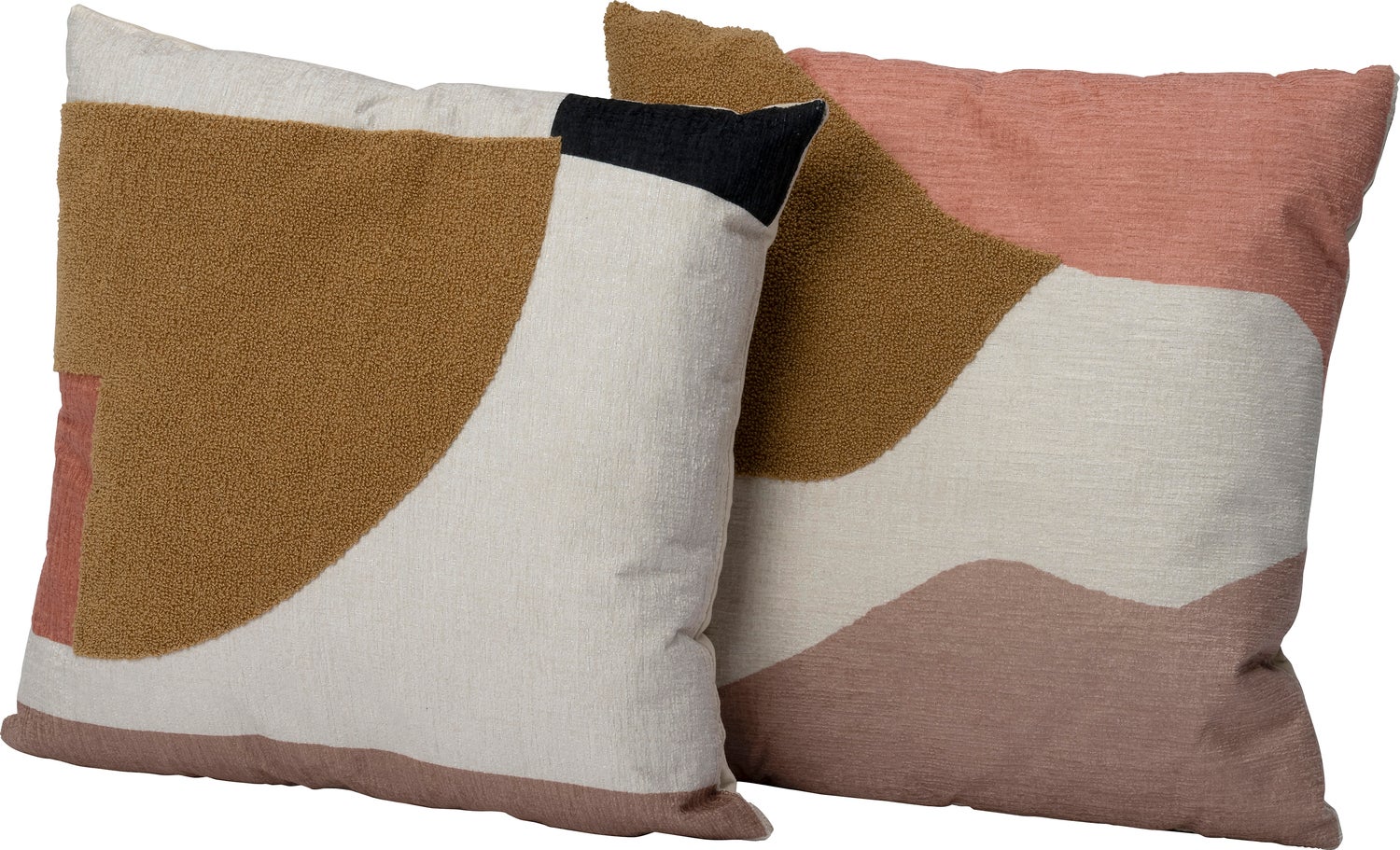 Intratuin sierkussen Bobbi wit / bruin 45 x 45 cm