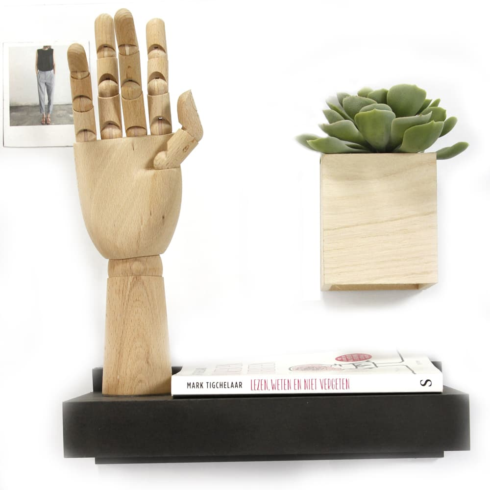 Magneetbakje hout naturel