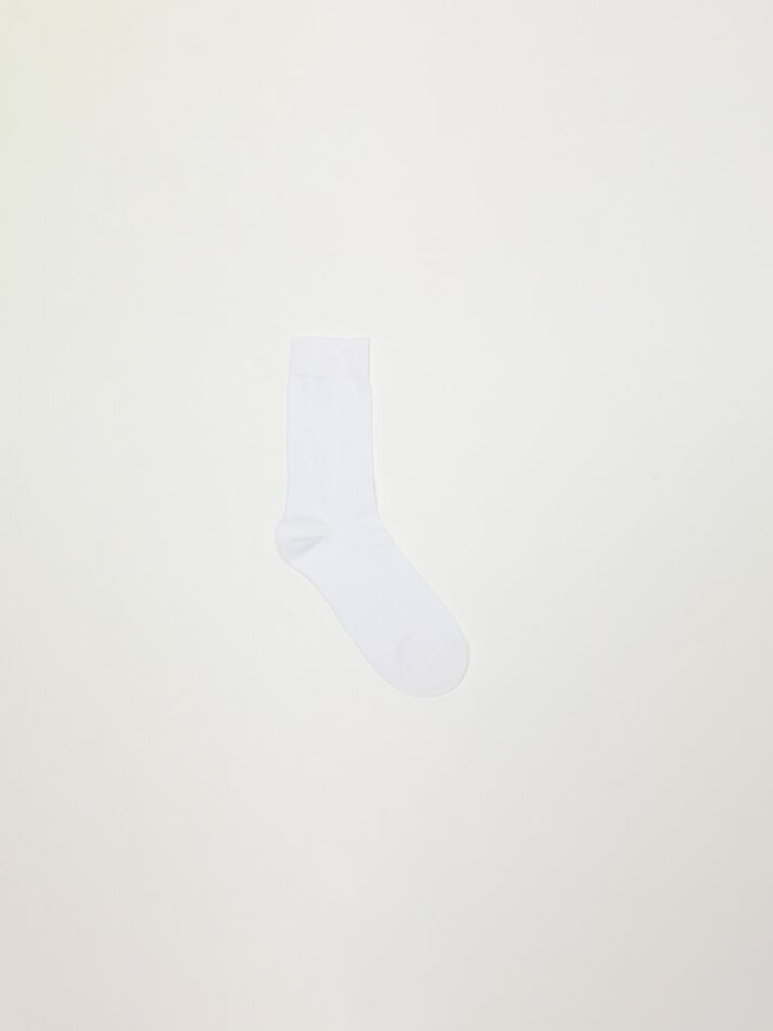 Pacote com 7 pares de meias compridas básicas - cinza