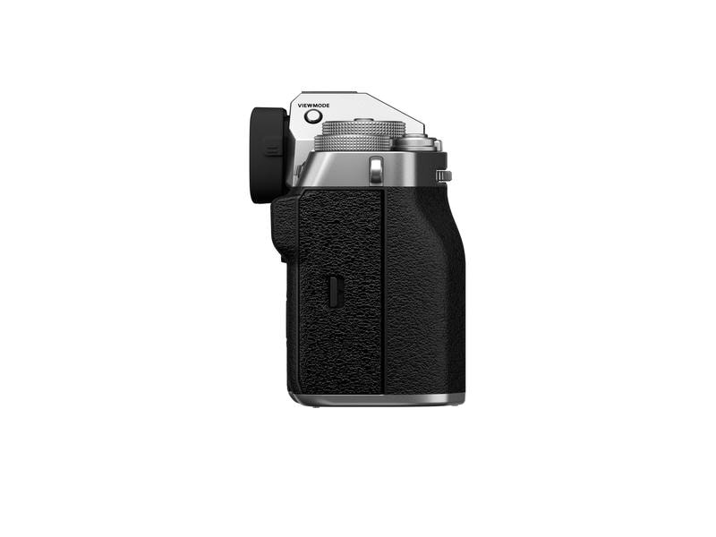 Fujifilm Fotokamera X-T5 Kit XF 16-50mm Silber Spiegellose Systemkamera mit 40.2 Megapixel-Sensor und integriertem Fünf-Achsen-Bildstabilisator inkl. Objektiv