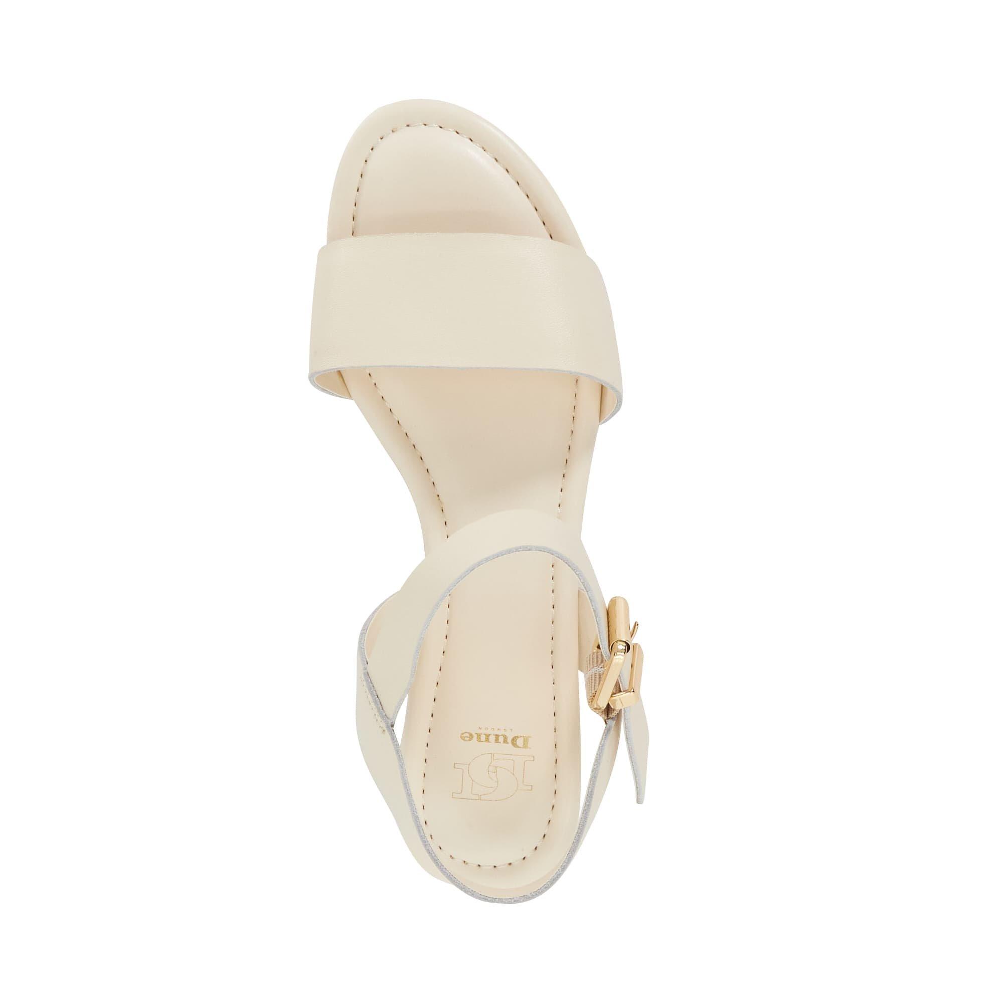 Dune London Lazered Leather Sandals