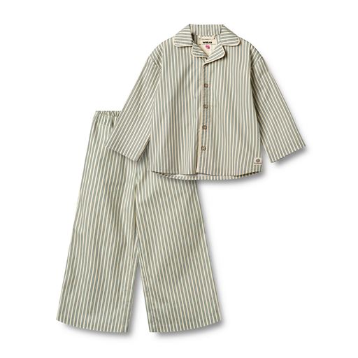 Wheat Bebbo Pyjamas, Soft Stripe, 128 cm